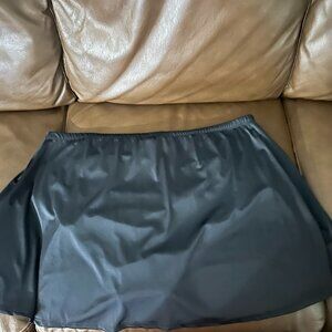 Chlorine Resistant A-line Swim Skirt - Black